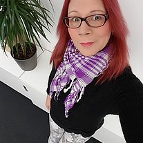 09.10.2017 - Spontanes Selfie bei Christin auf Arbeit im Büro